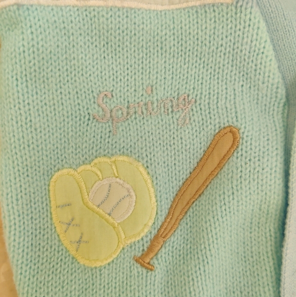 Vintage 90s Babycrest Sweater 4 Seasons 6-9 Months 🐤🍼 - Picture 4 of 12